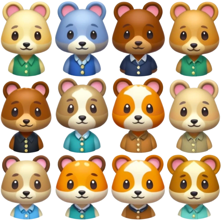 animal crossing characters emoji