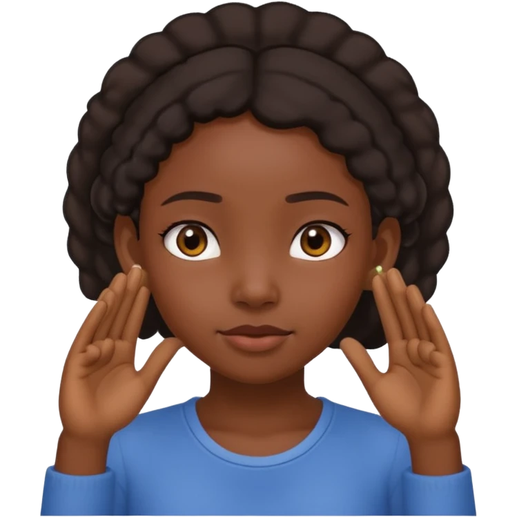 👧🏾👂🏾🤏🏾 emoji