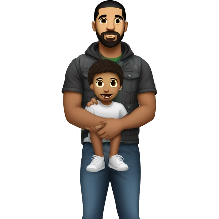 drake with kid emoji
