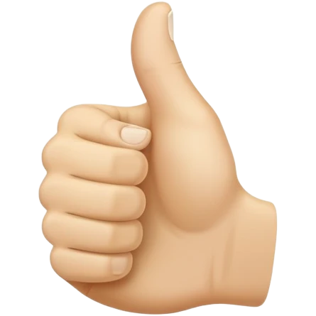 Thumbs up emoji