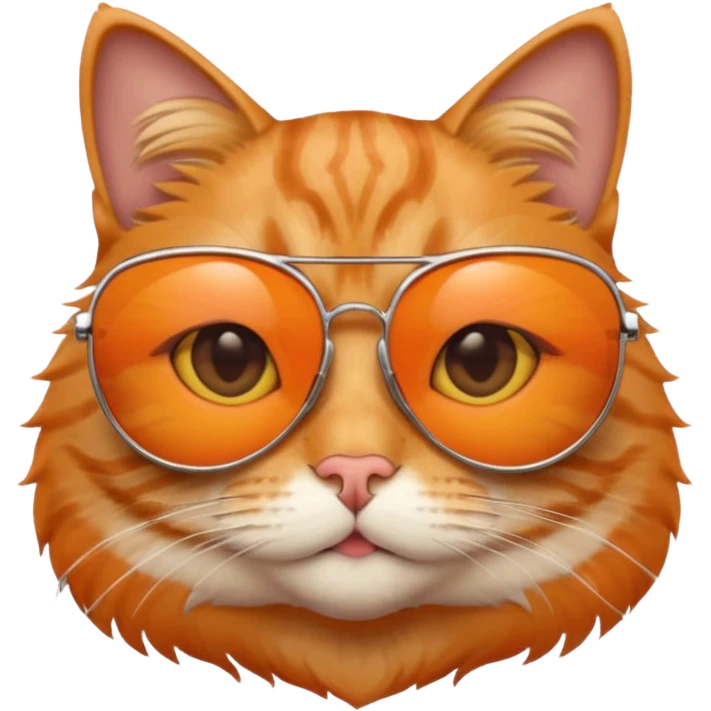 Cat wearing sunglasses emoji