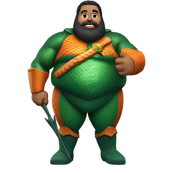 Fat Aquaman emoji