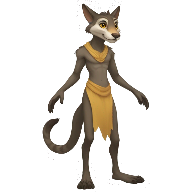 Anthro Modern Vernid full body emoji
