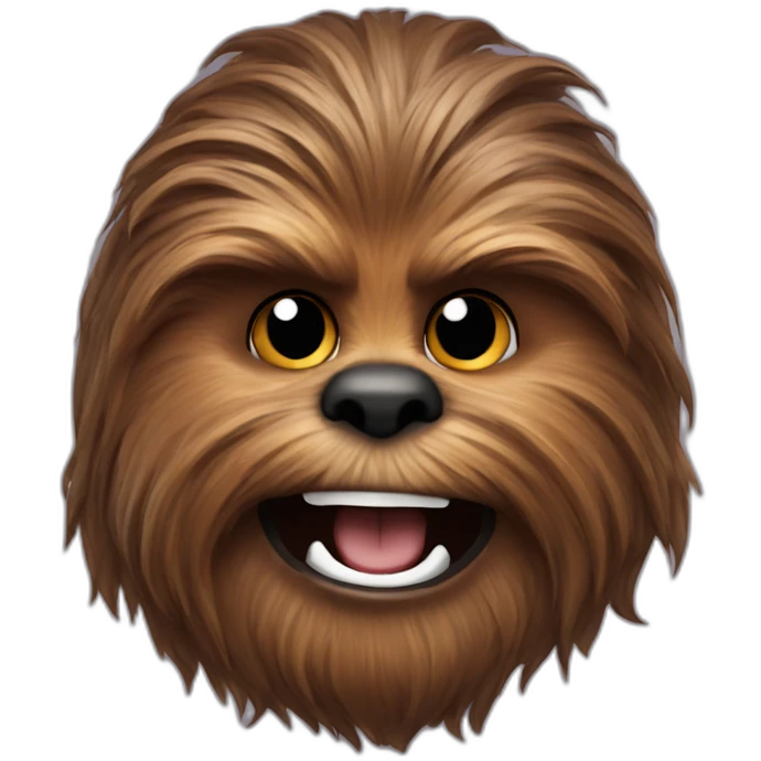 Happy Chewbacca emoji