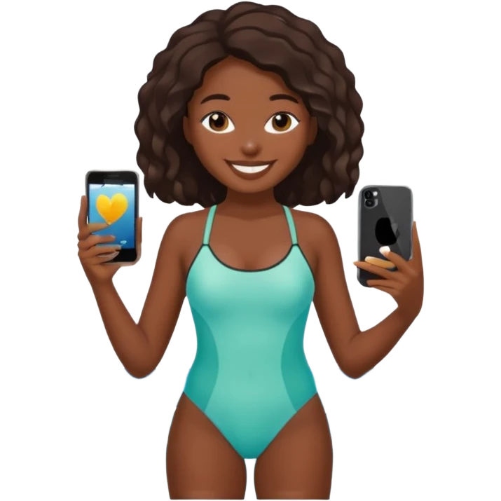 iphone 17 + a caribbean girl emoji