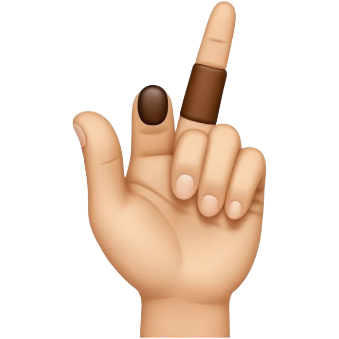 create me an emoji that is a finger pointing to watch the front of the screen so pointing at me point it strate at me emoji