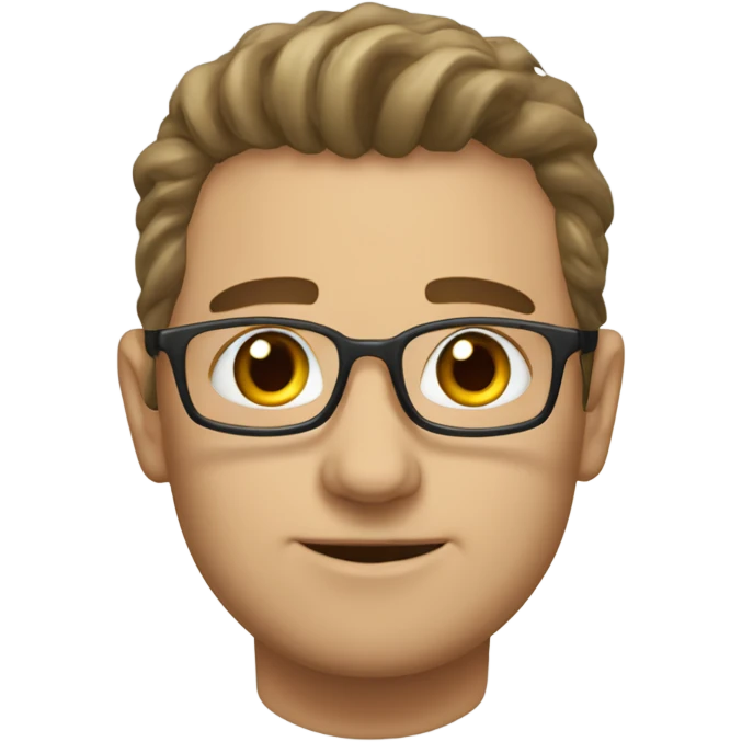 рыже белая голова быка emoji
