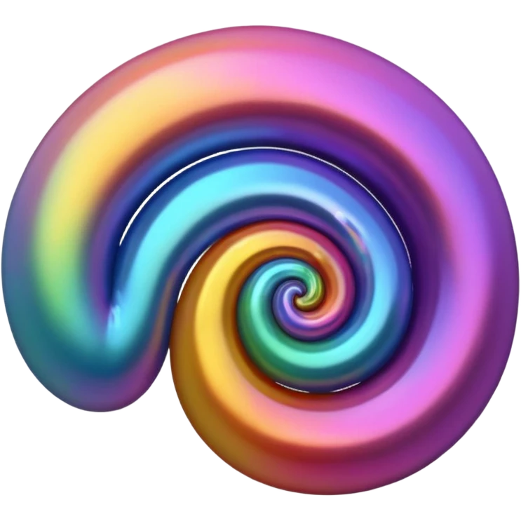 colorful shell swirl emoji