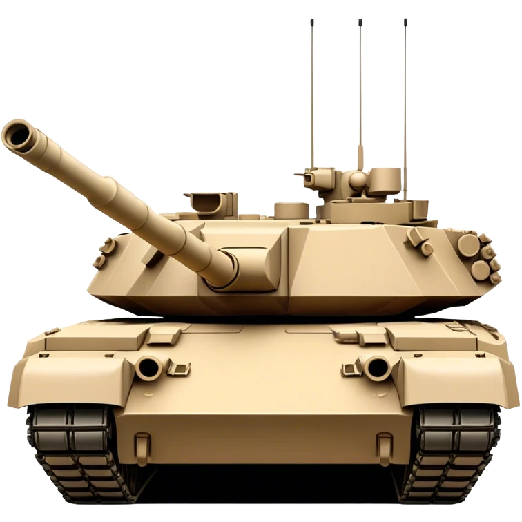 M1 Abrams Tank (sand colour) emoji