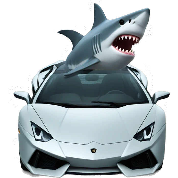 shark in a lambo emoji