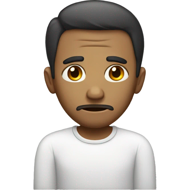 sad man emoji