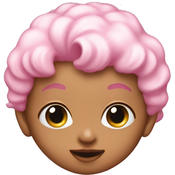 Baby Pink aura heart emoji