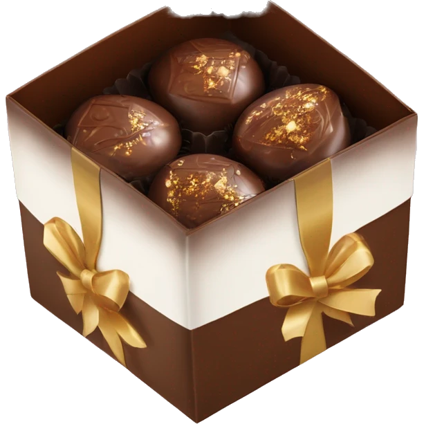 Lindt chocolates with 70% cocoa in a gift box emoji