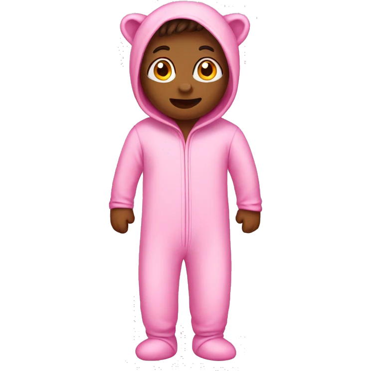 Pink footed pajamas  emoji