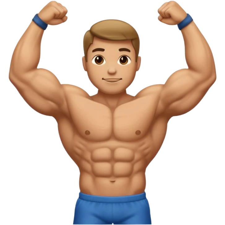male biceps and triceps emoji emoji