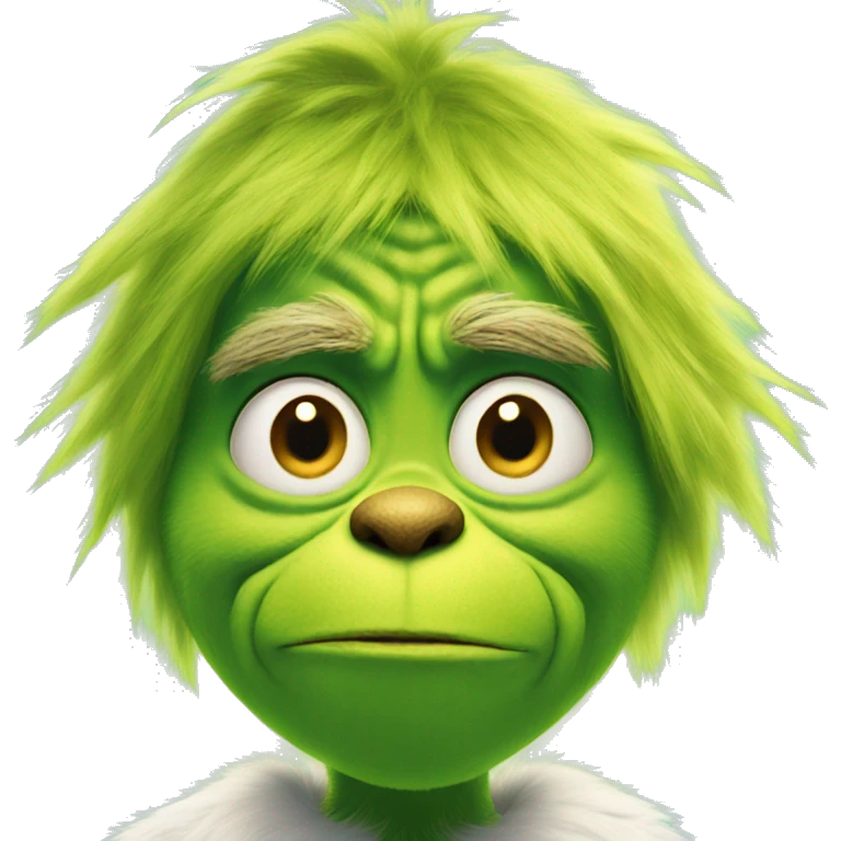 Grinch With Sunshine  emoji