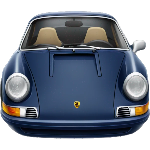 Navy blue Porsche  emoji