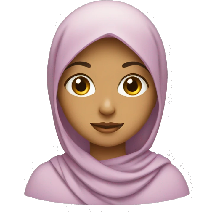 A Muslim girl  emoji
