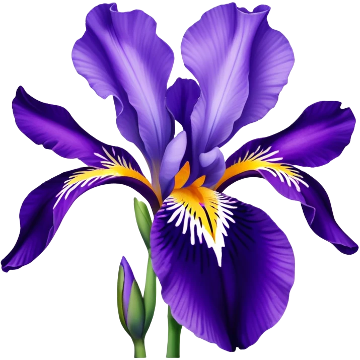 Croatian iris flower emoji