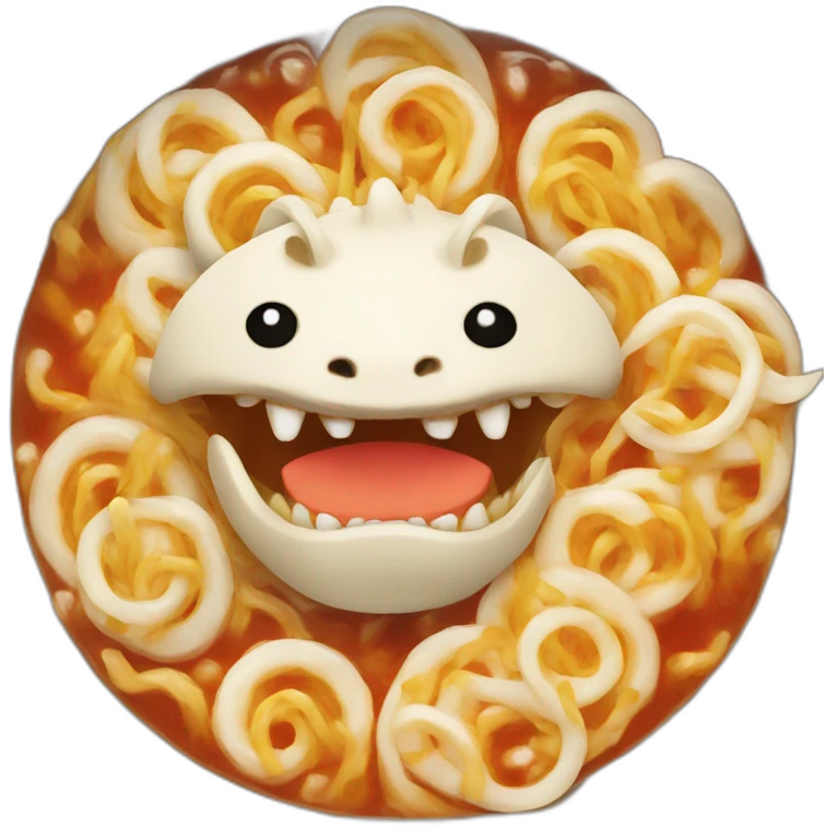 ramen dragon emoji