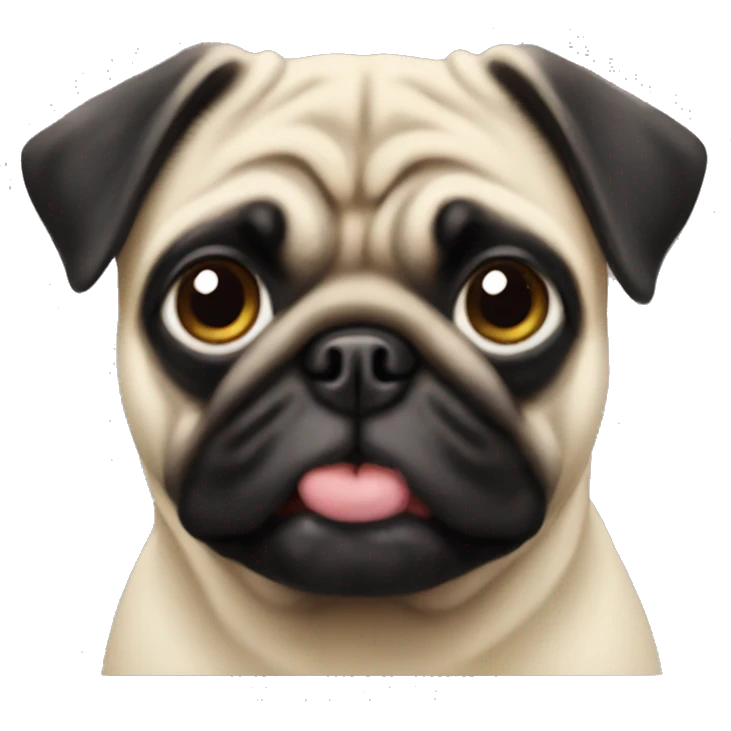 pug face emoji