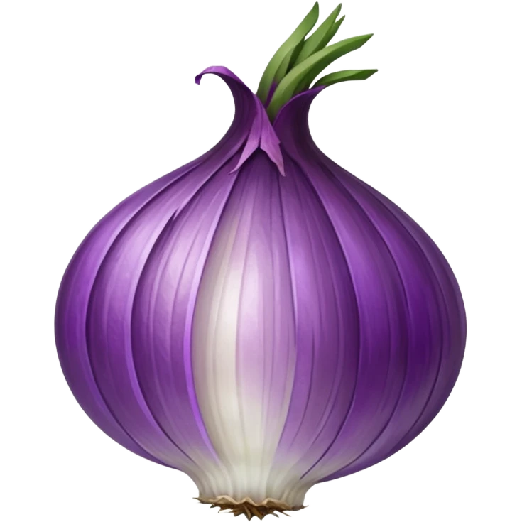 dried purple onion single sphere emoji