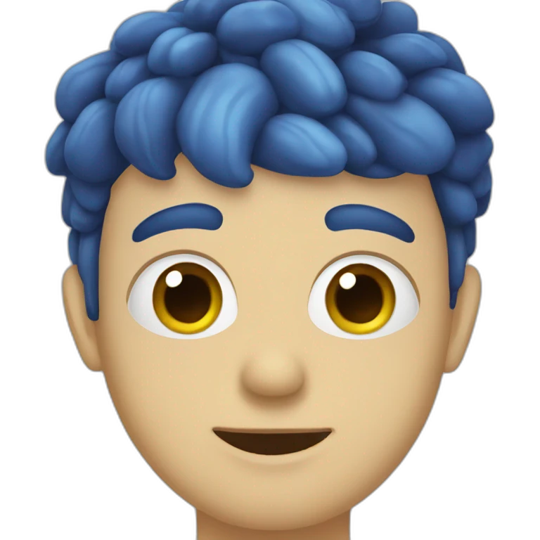 blue-pickle emoji