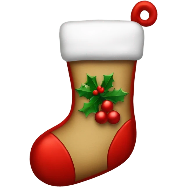 Christmas stocking emoji