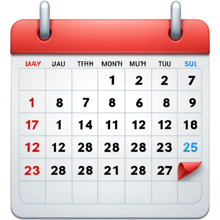 Month emoji