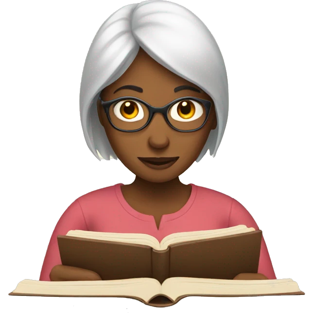 Woman reading  emoji