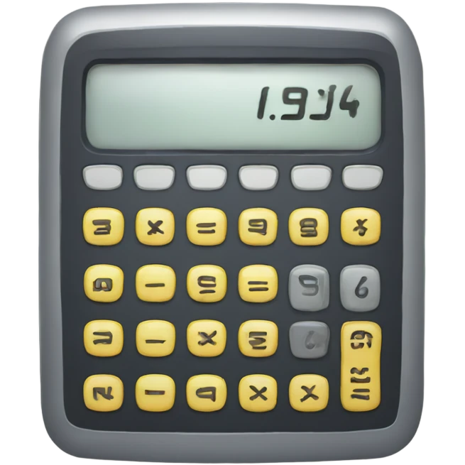 Calculator time emoji
