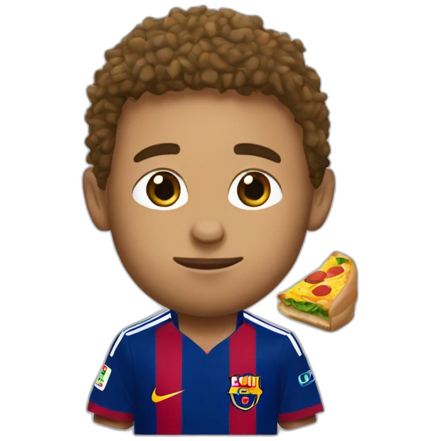 Neymar qui mange Macdonald emoji
