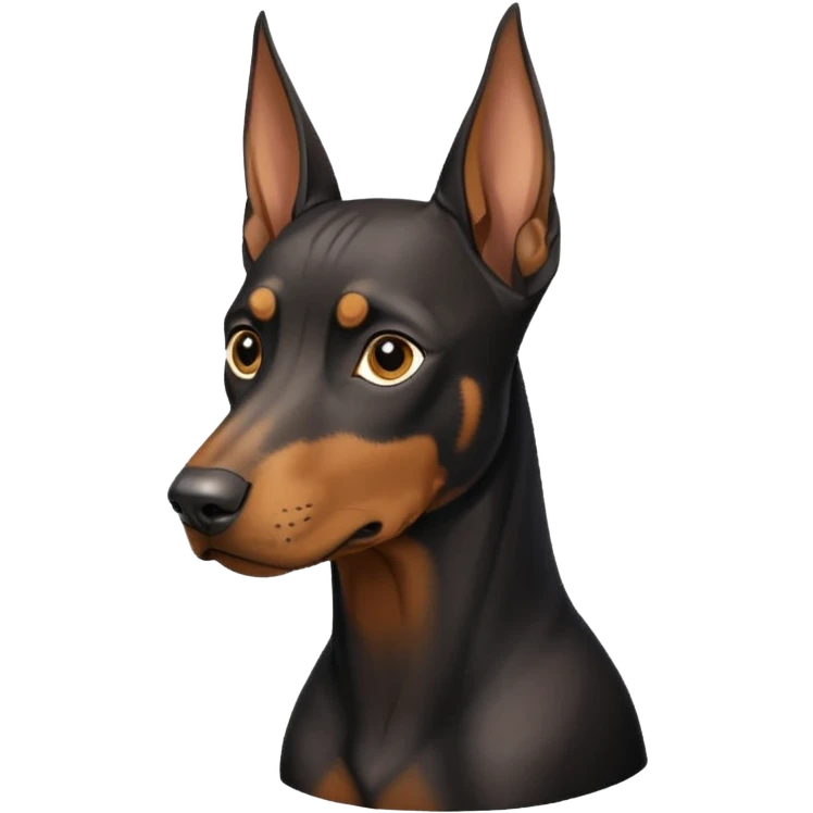 Doberman pincher￼￼￼ emoji