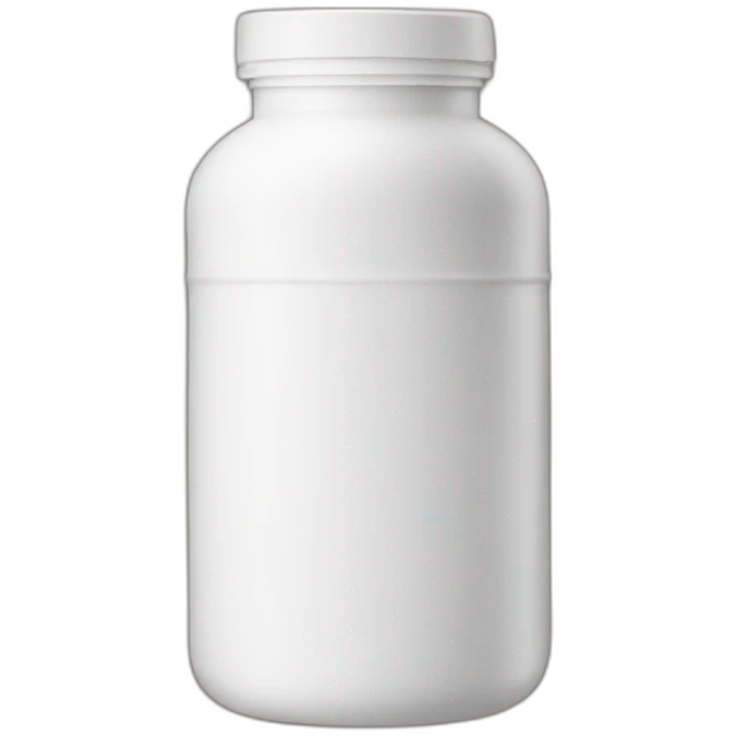A vegan protein powder bottle emoji