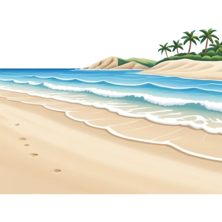 playa paisaje sin que sea un cuadro y que el cielo azul emoji