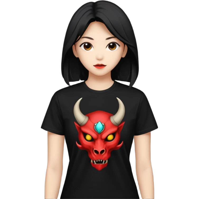 T-shirt Rumi K-pop Demon Hunters emoji