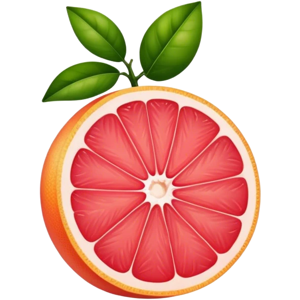 the Grapefruit emoji