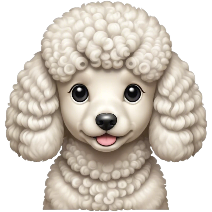 poodle dog emoji