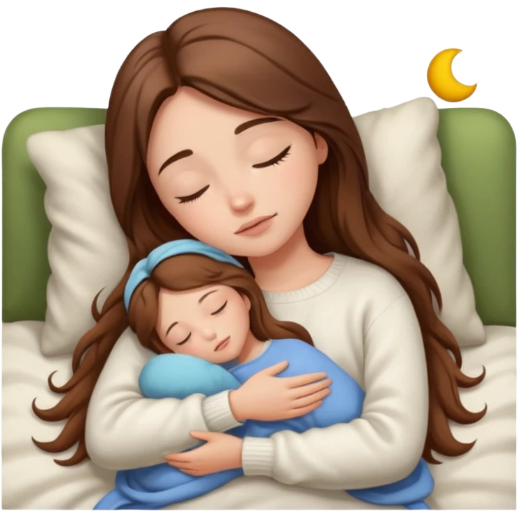 Cozy girl sleeping 😴 emoji