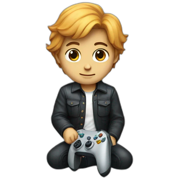 Leon with a controller emoji