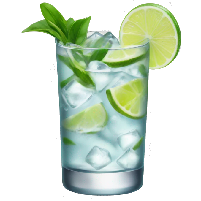 Gin and tonic emoji