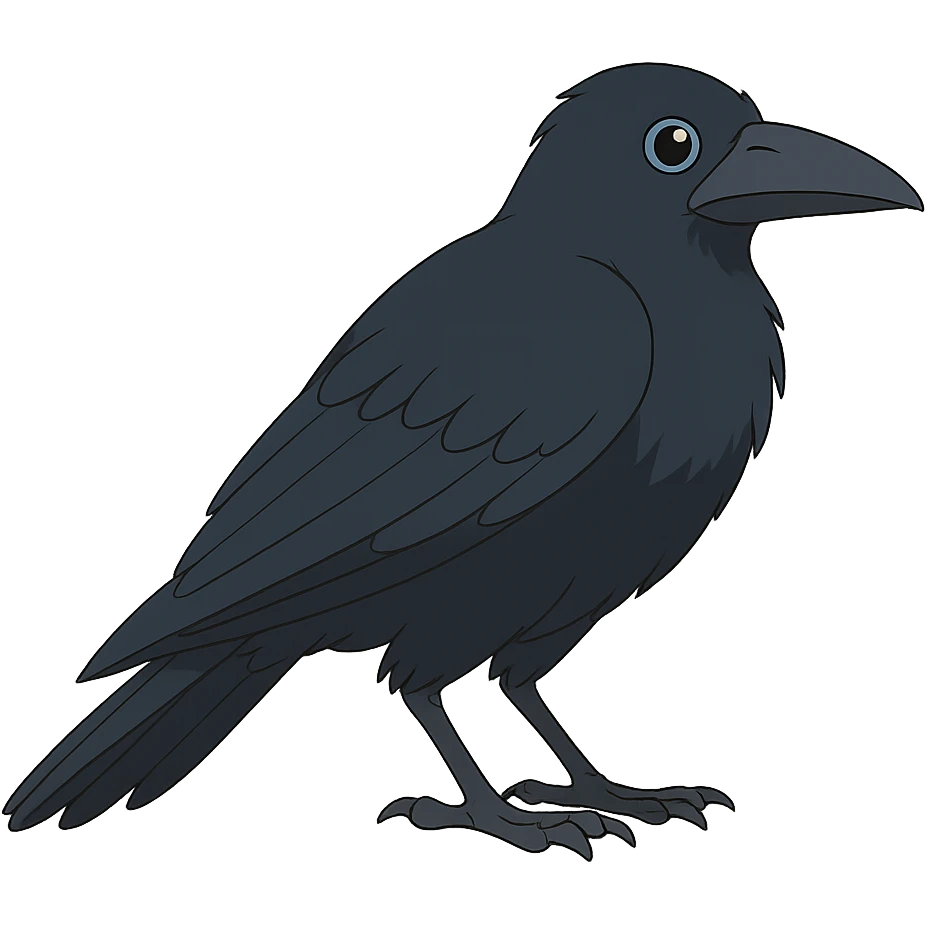 black bird emoji