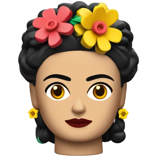 Frida Kahlo lego full body emoji