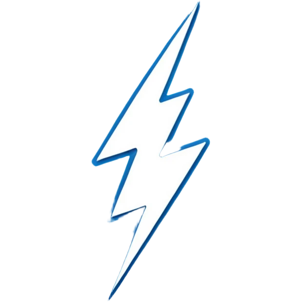 Lightning strikes upside down emoji
