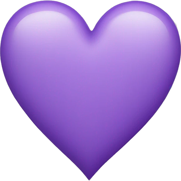 violet heart emoji