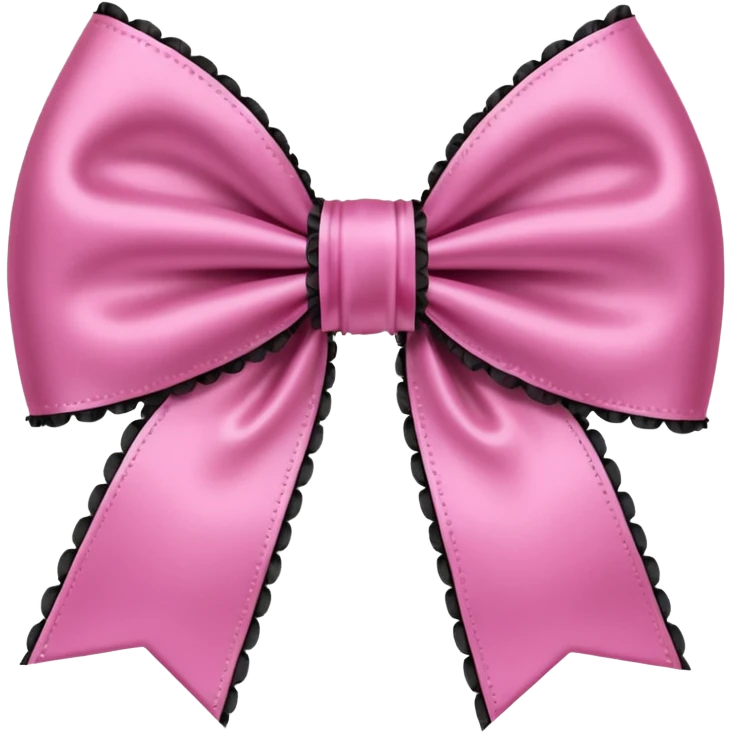 pink gothic bow emoji