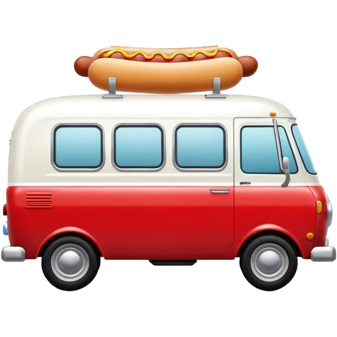 Hot dog van🚐 emoji