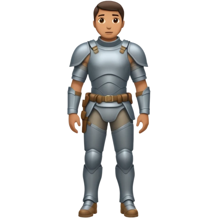 man wearing bullet proof, full body emoji