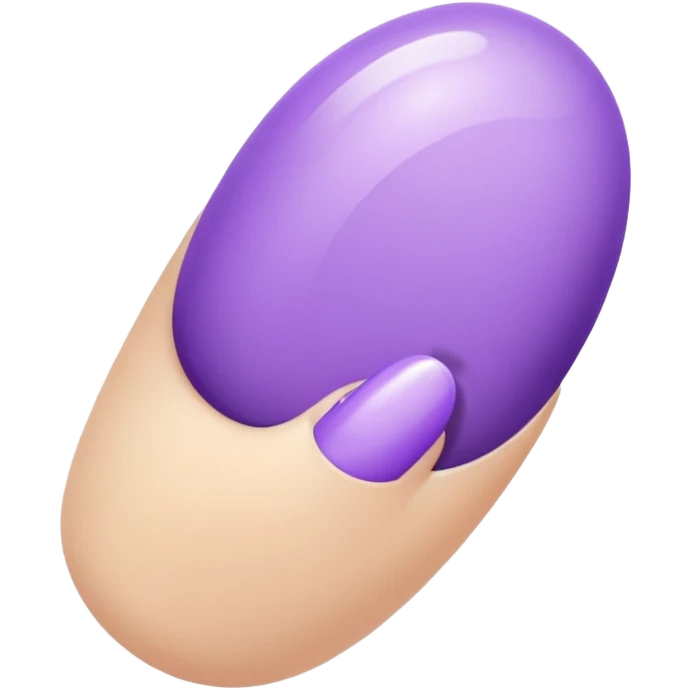 Purple nails  emoji