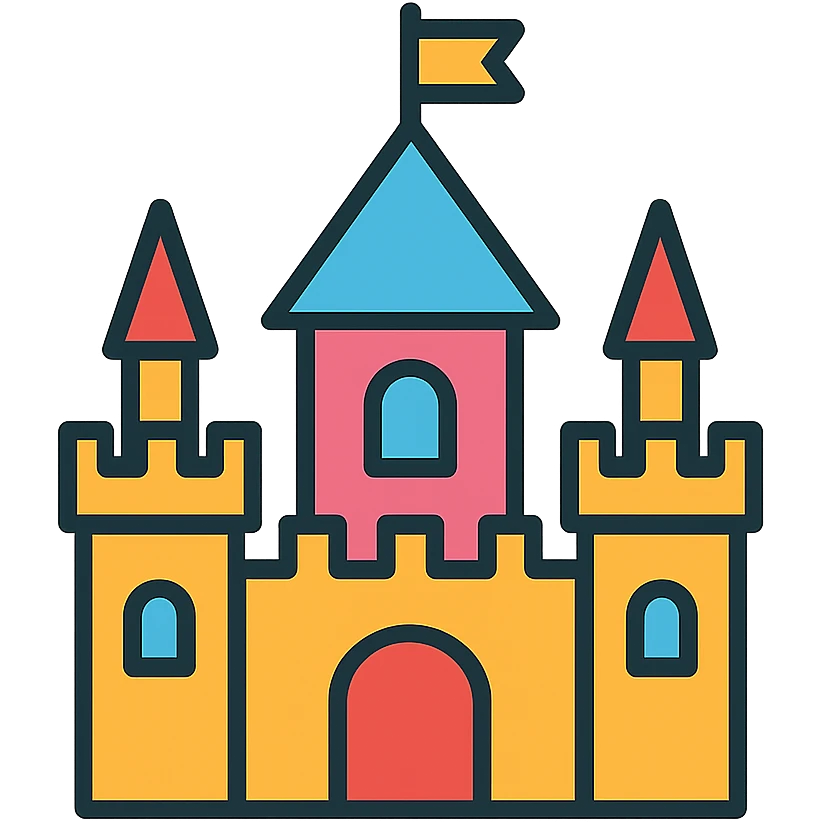 A beautiful castle emoji